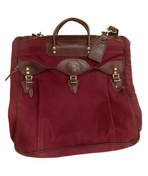 Duluth Pack Sportsman's Garment Bag In Waxed Canvas Burgundy EUC
